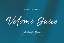 Velomi Juice– Elegant Handwritten