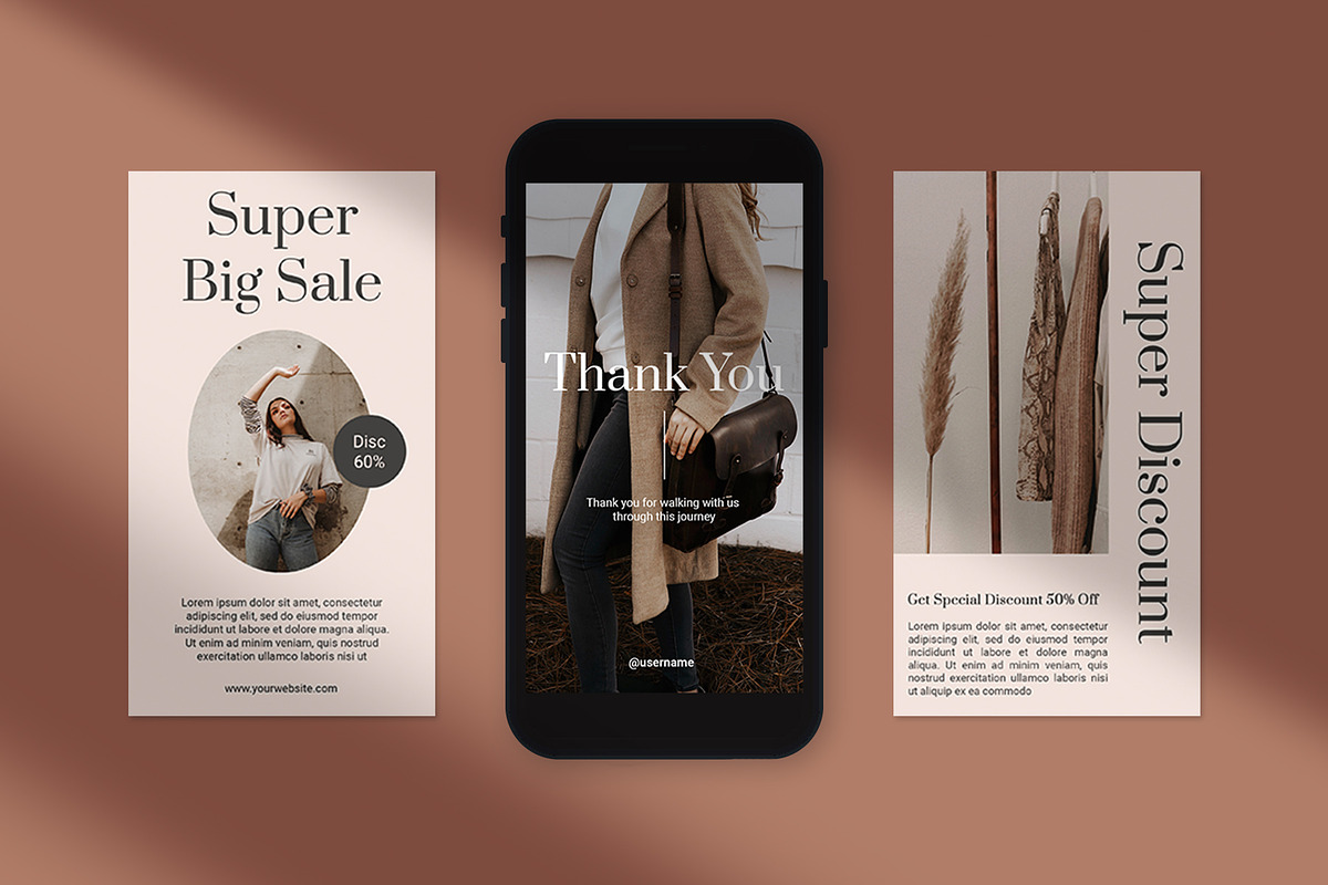 Eleanor - Fashion Social Media Pack, a Social Media Template by Neetlabs Studio (Photo 5 of 5)