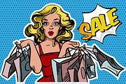 Pop art woman, an Illustration by Ira Cvetnaya (Thumbnail 5 of 6)
