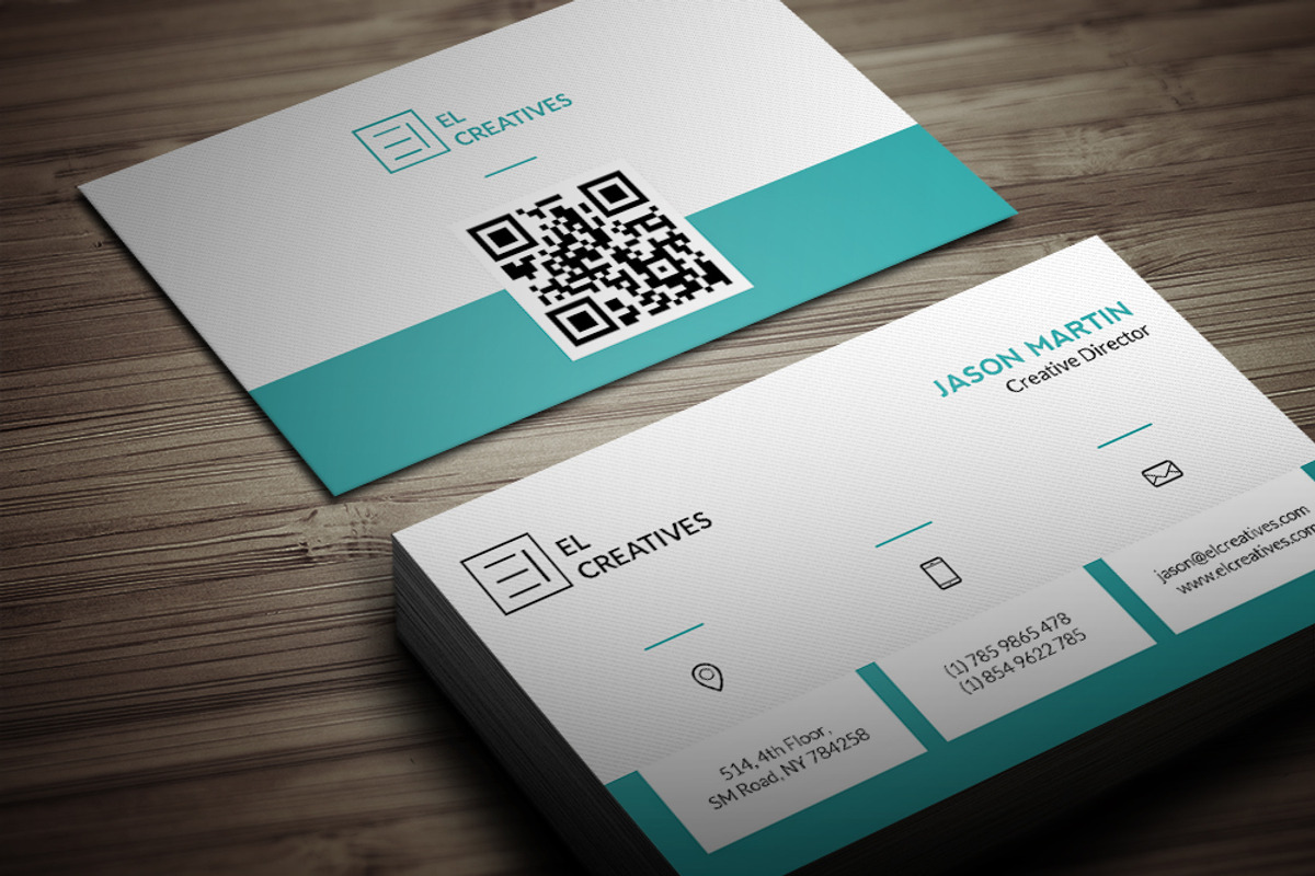 Creative Simple Business Card, a Business Card Template by bouncy (Photo 2 of 4)