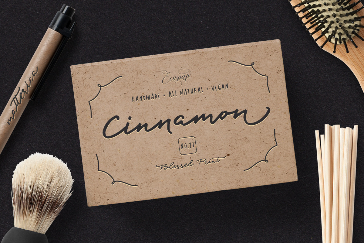 Blessed Script with sweet BONUS, a Script Font by Blessed Print (Photo 9 of 13)