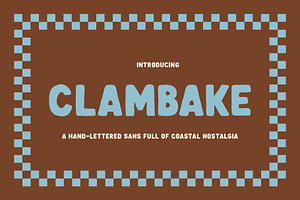 CLAMBAKE by Tyler Elise