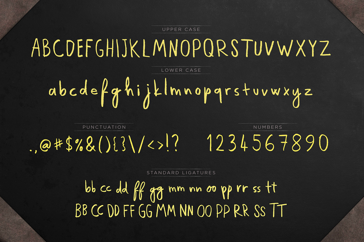 Burnt Marshmallow Font preview 8