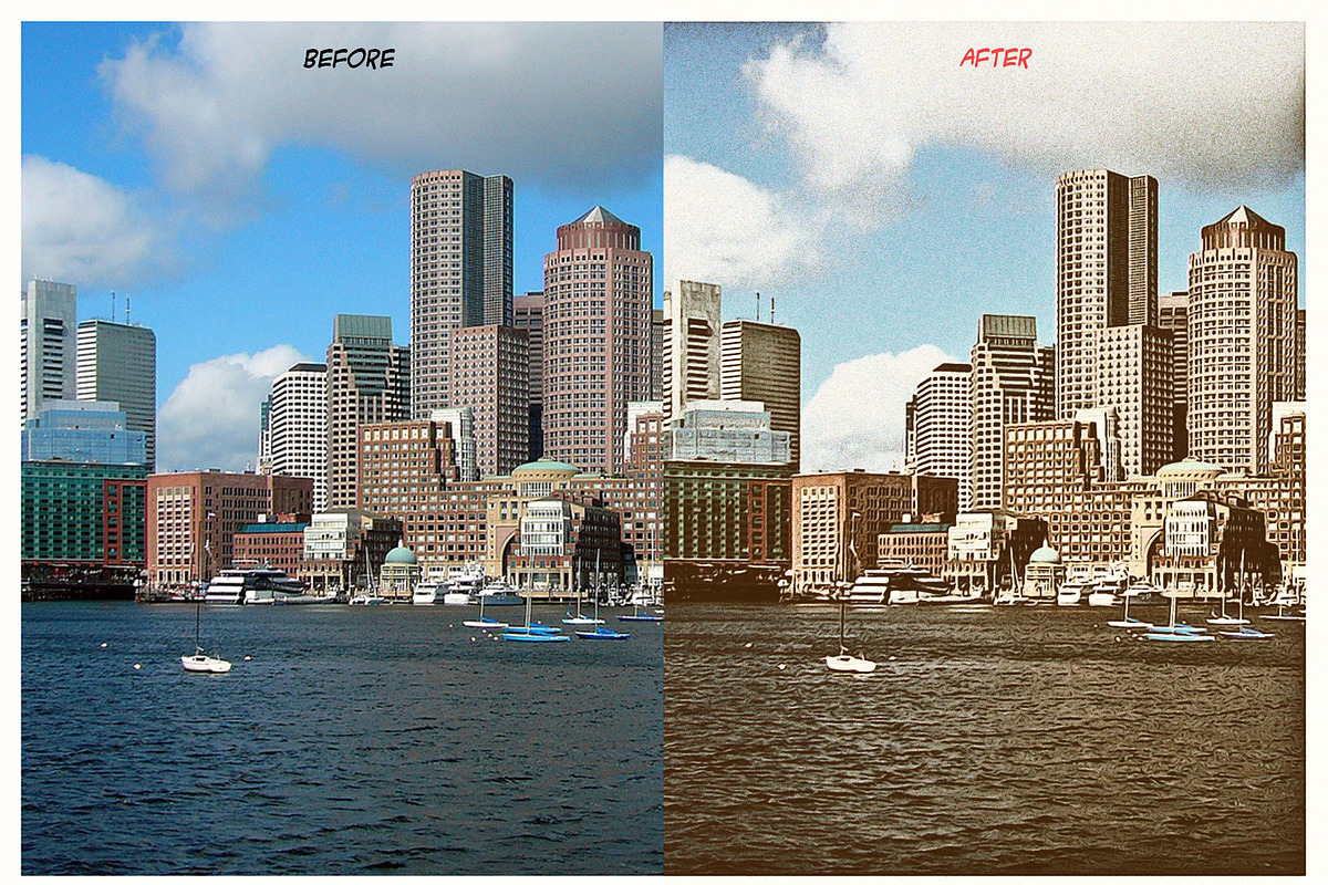 50s Painting Effect Photoshop Action, an Action Add-On by The Design For Co. (Photo 6 of 8)
