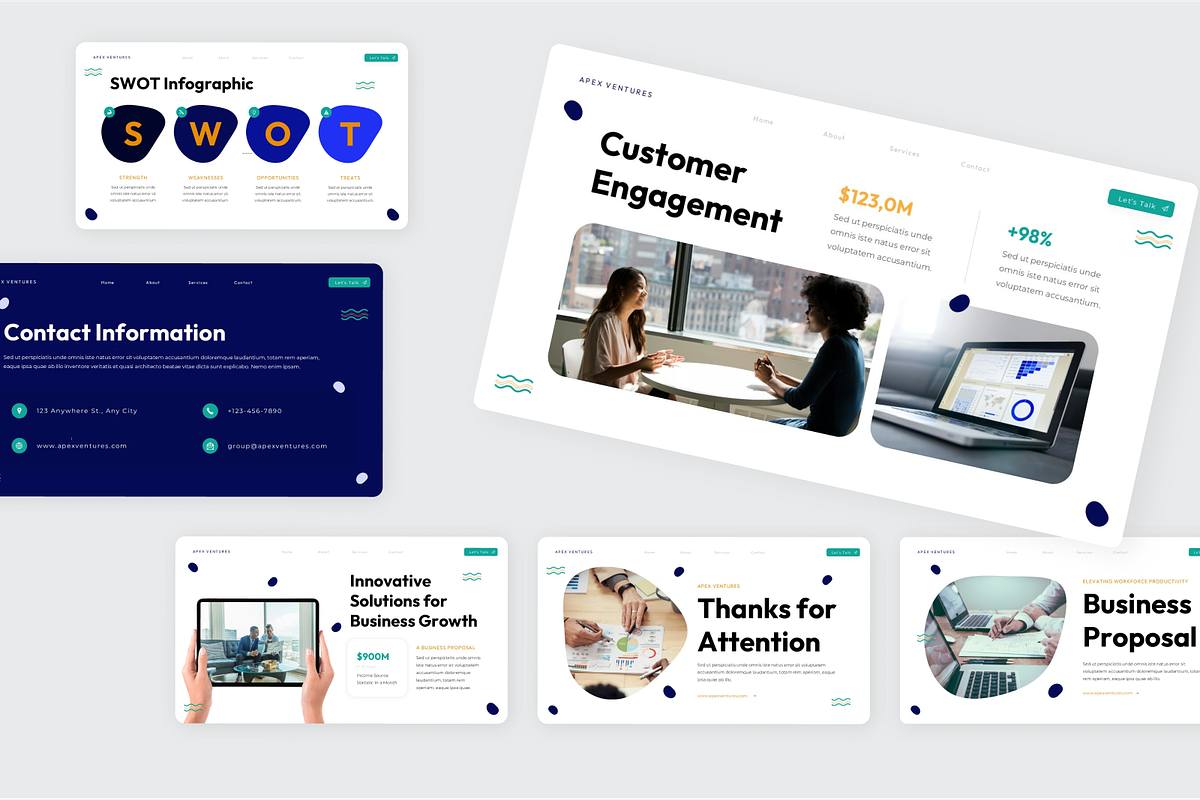 Business Proposal Presentation, a Presentation Template by SquidPixey (Photo 4 of 6)