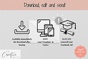 Graduation Yearbook Ad Template, a Magazine Template by Templatables (Thumbnail 8 of 8)