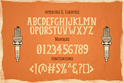 Burnout Font, a Font by giemons™ (Thumbnail 2 of 5)