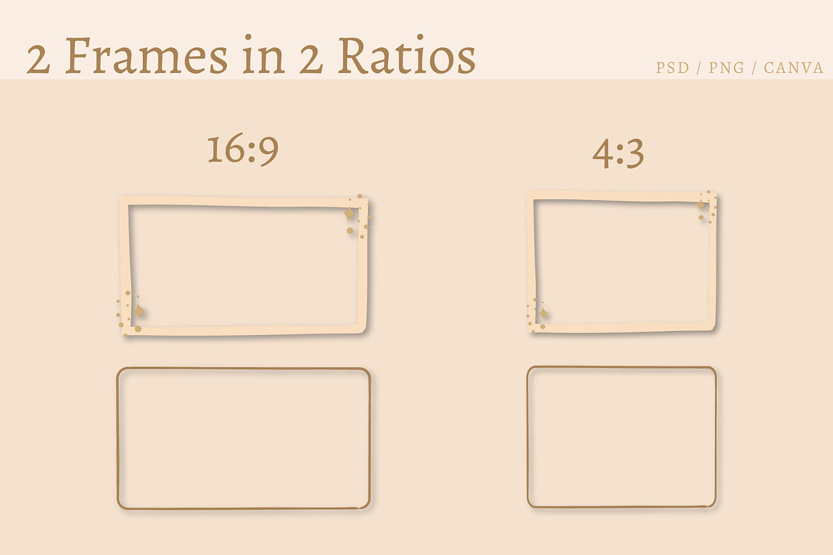 Streaming: Modern Magic Graphics Kit, a Social Media Template by Liseno Designs (Photo 5 of 9)