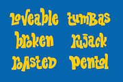 Strange Crispy, a Symbol Font by Wasabib Studio (Thumbnail 8 of 8)