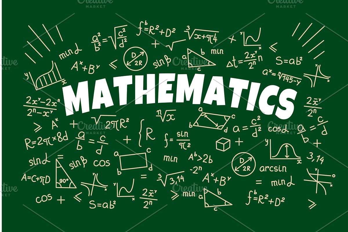 Math symbols and formulas, an Education Illustration by Buch&Bee