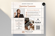 Square Digital Business Card QR Code, a Marketing Template by Creatif Foundry (Thumbnail 1 of 6)