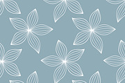 Seamless floral blue pattern., a Pattern Graphic by Shop seamless patterns (Thumbnail 6 of 7)