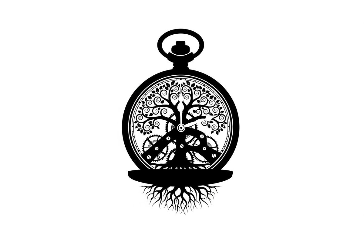 Steampunk Tree of Life Symbol Bundle, an Illustration by yasushie (Photo 8 of 31)