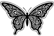 Elegant Butterfly Silhouette, an Object Graphic by Designer_Momina (Thumbnail 3 of 20)