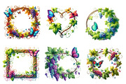 Grapevine Frames Clipart, an Illustration by Designworld (Thumbnail 3 of 4)