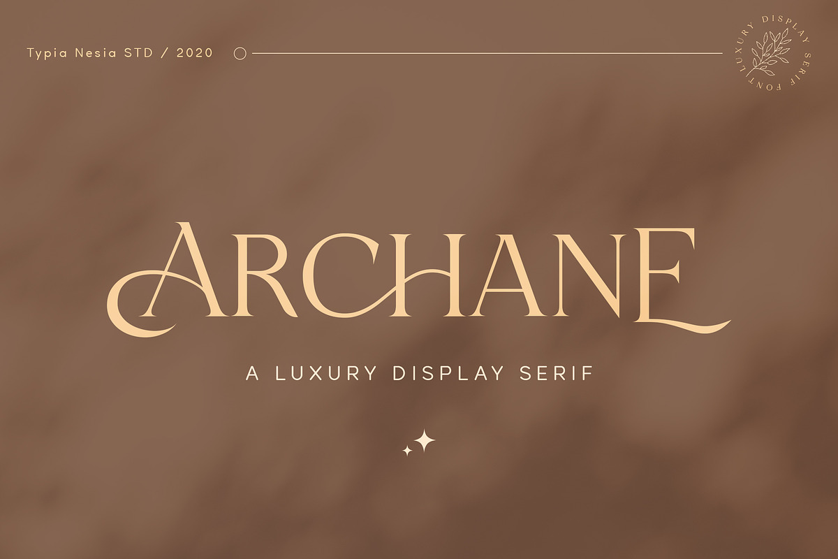Archane - Display Serif, a Serif Font by Typia Nesia (Photo 1 of 12)