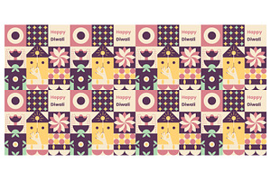 Happy Diwali celebration, a Decorative Illustration by Creative Backgrounds
