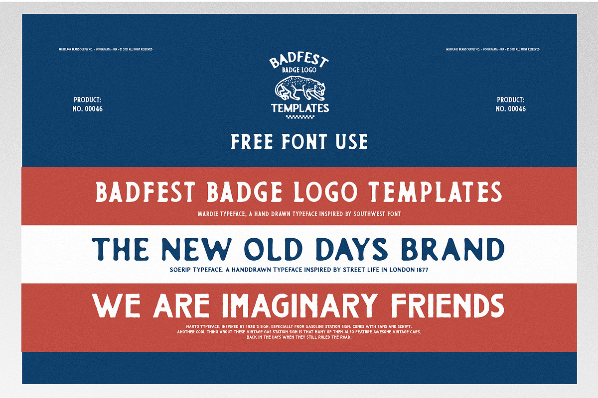 Badfest 50 Badge/Logo Templates, a Branding & Logo Template by Megflags (Photo 3 of 10)