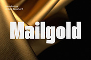 Mailgold - A Bold Sans Serif, a Sans Serif Font by TypeLogue (Thumbnail 1 of 5)