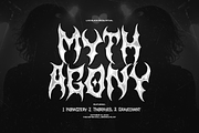 Nightmaw | Black Metal Font, a Blackletter Font by Denustudios (Thumbnail 6 of 11)