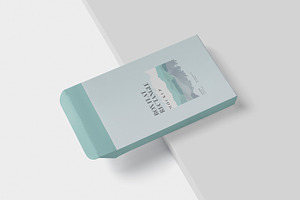 Box Mockup - Medium Flat Rectangle