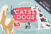 Cats, Dog breeds & Horses: 165 pets, an Animal Illustration by Lisa Glanz (Thumbnail 1 of 7)
