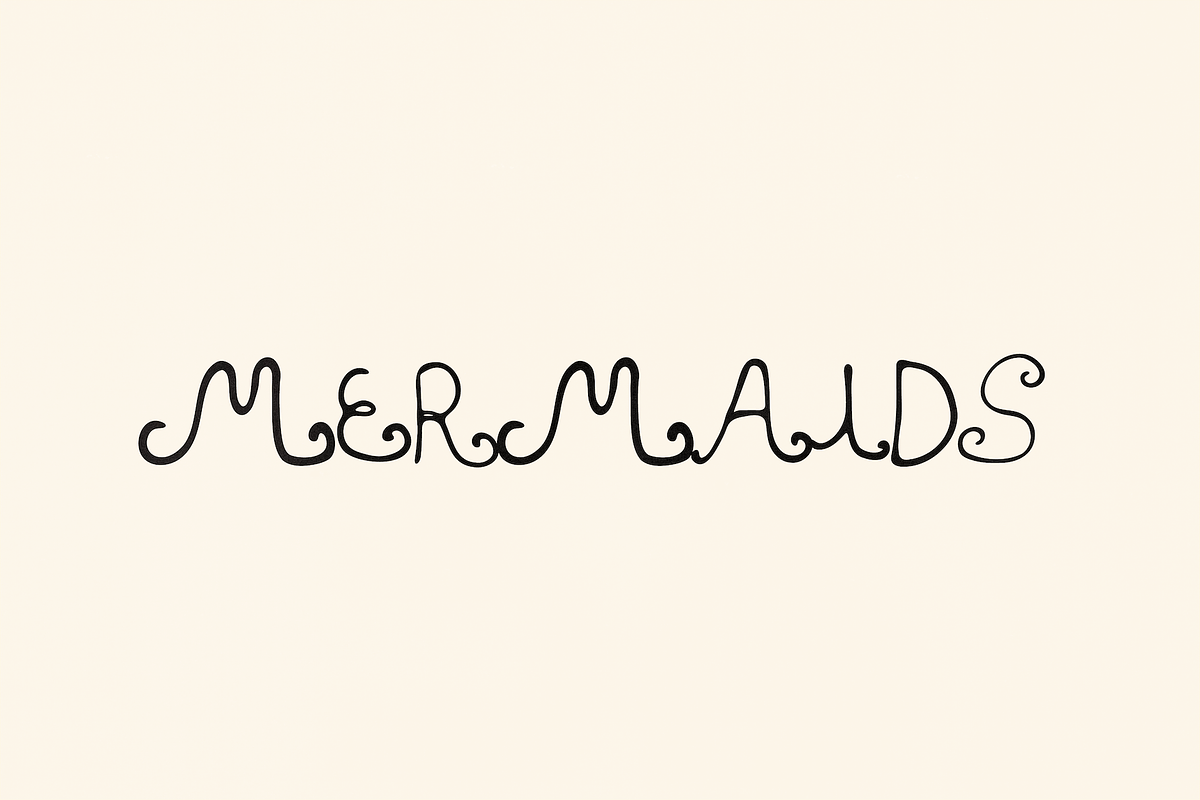 La Siren Hand Drawn Display Font, a Handwritten Font by Madeline ODonoghue Design (Photo 4 of 7)