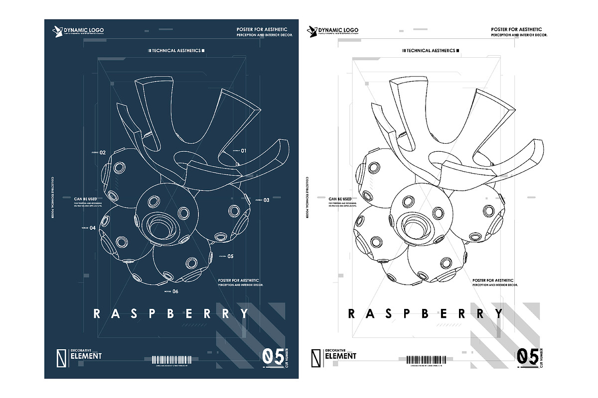 Futuristic Tech Posters, a Food Illustration by Andrew_Derr (Photo 5 of 15)