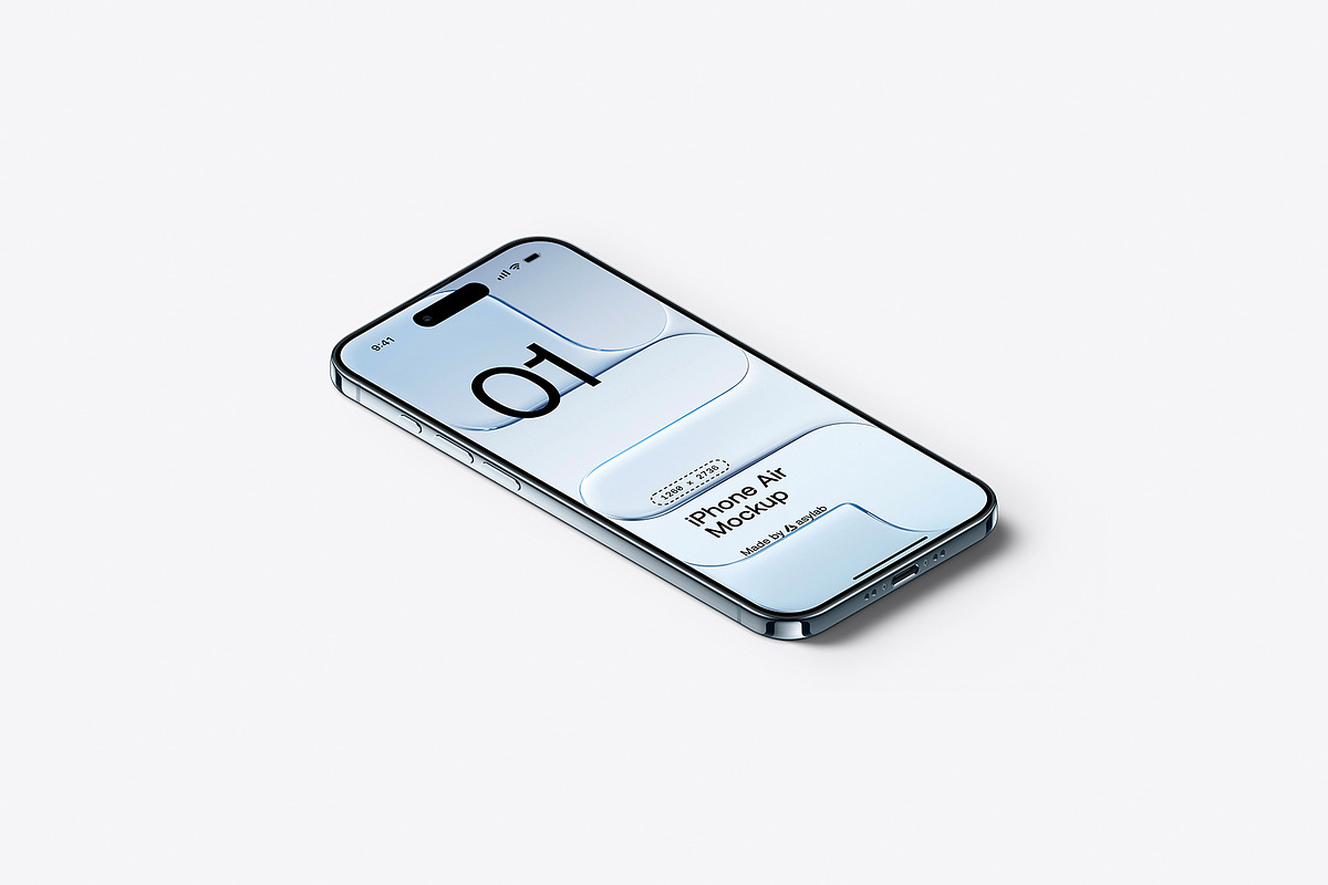 iPhone Air - 24 Mockups Scenes, an iPhone Mockup by Asylab (Photo 26 of 62)