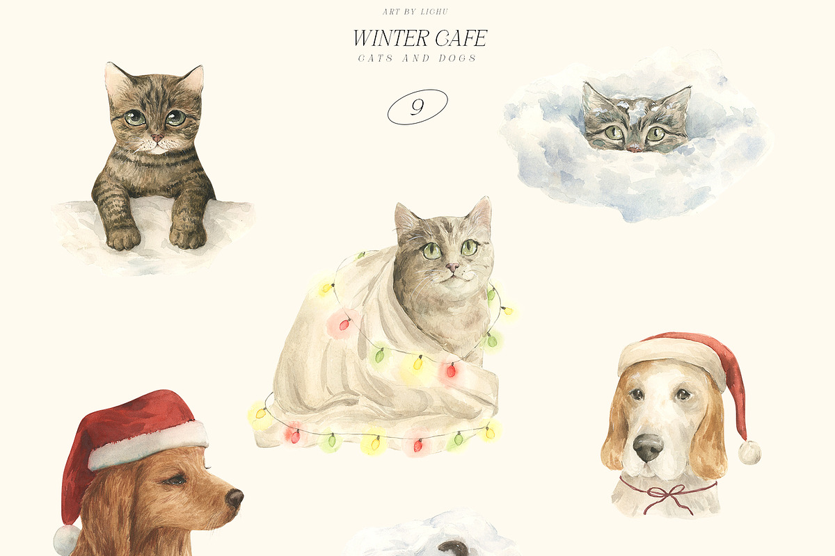 Winter Cafe, a Seasonal Illustration by LiChu Art (Photo 5 of 9)