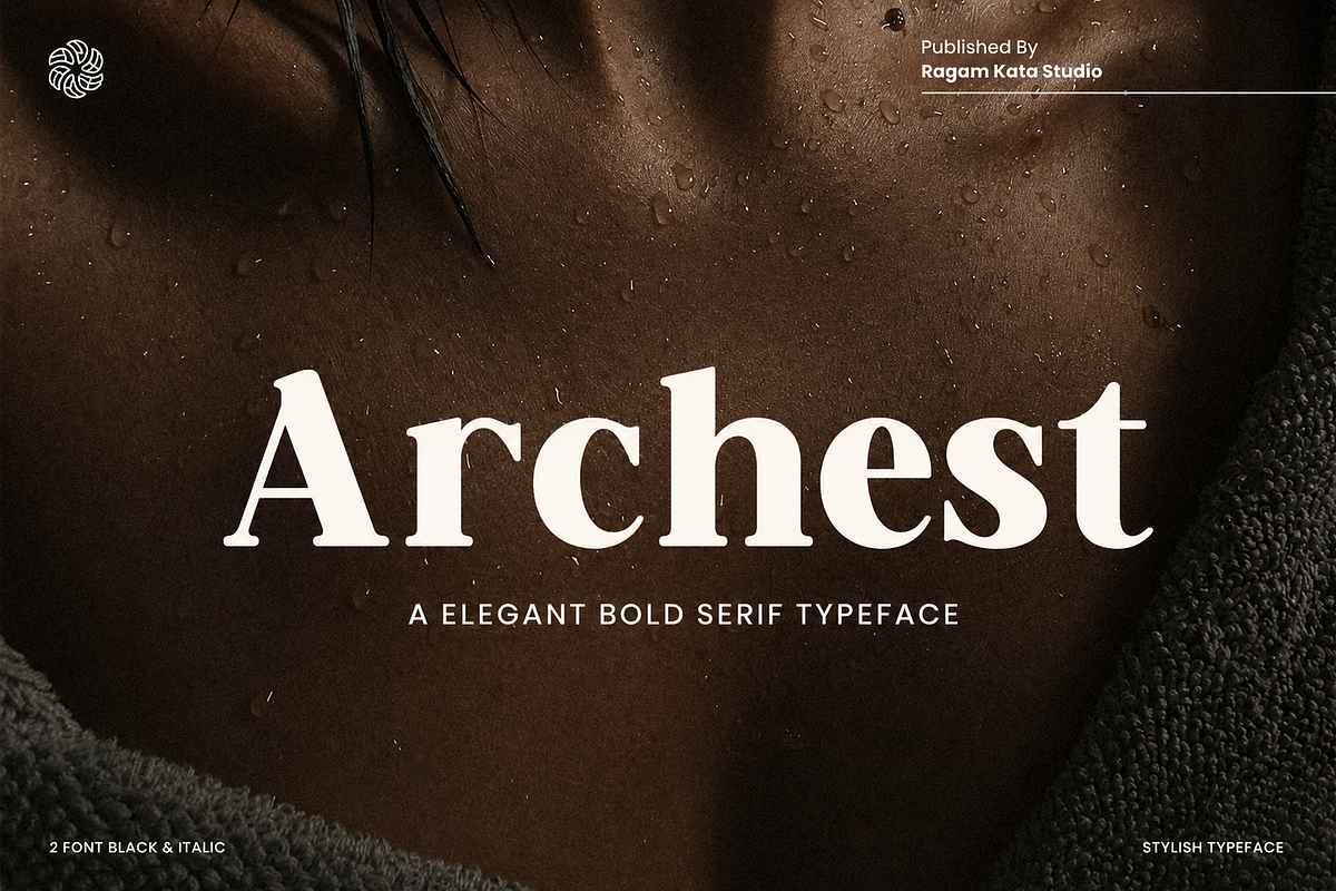 Archest - Elegant Bold Serif Font, a Serif Font by RagamKata (Photo 1 of 10)