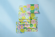 Fresh Summer Retro Floral Patterns, a Pattern Graphic by Tiger and Flower (Thumbnail 7 of 20)
