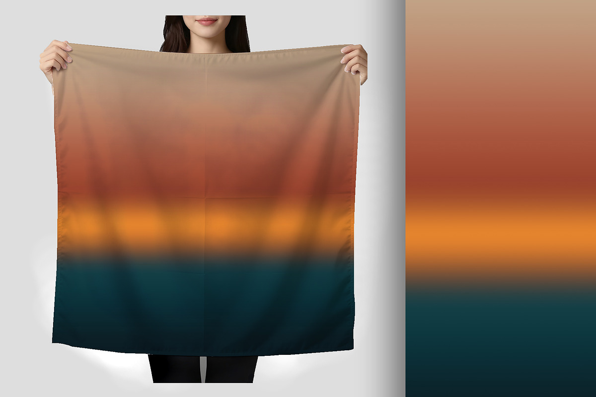 Gradient Classic Teal and Beige, a Background Graphic by Sharon Schwalbe (Photo 3 of 5)