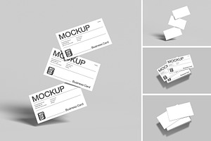 Realistic Business Card Mockup PSD, an Advertising Mockup by MA-KING_ART