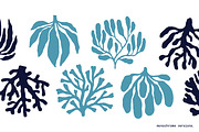 Coral shapes, underwater plants set, a Decorative Illustration by Good Studio (Thumbnail 8 of 11)