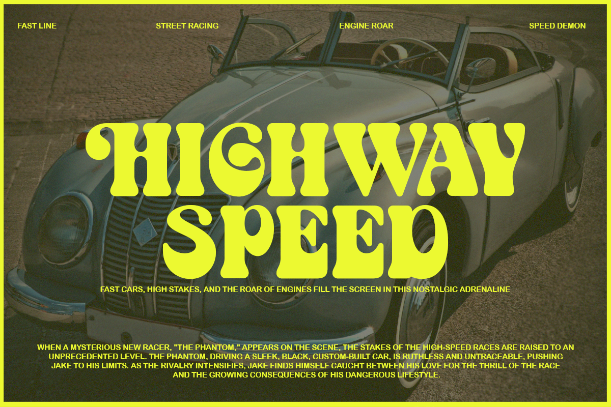 Cendolia - Groovy Retro Font, a Serif Font by Say Studio (Photo 10 of 13)