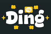 Ding!, a Font by Rodrigo Typo (Thumbnail 1 of 11)