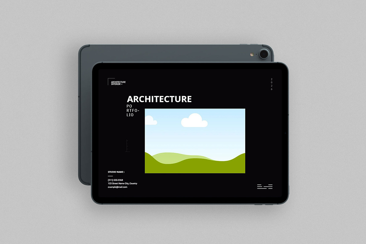 Architecture Portfolio Template, a Brochure Template by ElvinPrint (Photo 2 of 7)