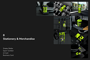 Branding Set Bundle at Gym Studio, a Mockup by Arvalamockup (Thumbnail 7 of 11)