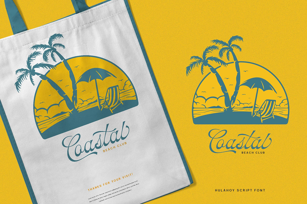 Hulahoy Typeface, a Script Font by alit design (Photo 2 of 15)