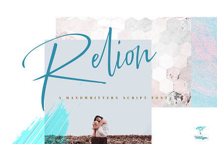 Relion Signature Script Font