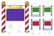 North Pole Sign - 3D, a Graphic by pixaroma (Thumbnail 3 of 5)