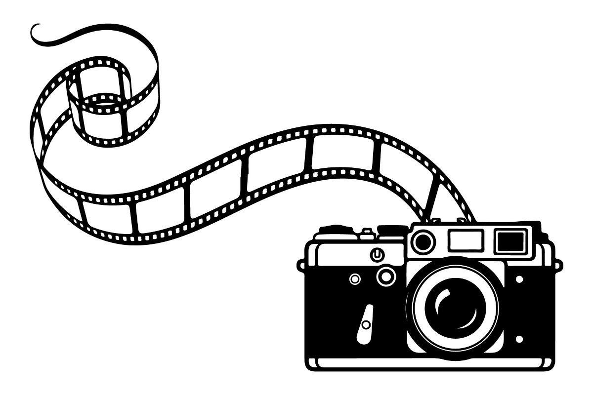 Vintage Camera Film Silhouette, an Object Illustration by yasushie (Photo 4 of 31)