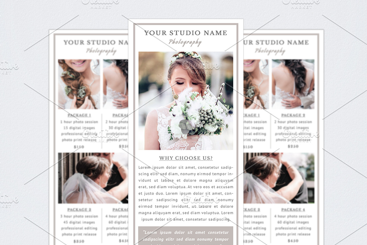Photography Rack Card Template, a Flyer Template by NM-Design-Studio (Photo 3 of 4)