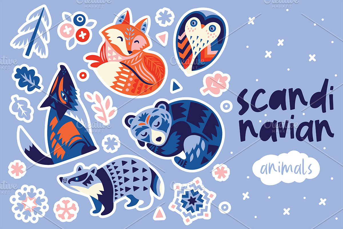 Big Sticker Bundle #2, an Animal Illustration by PenguinHouse (Photo 16 of 16)