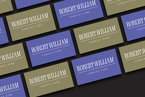 Minimalistic Business Card Layout, a Business Card Template by wavebreak