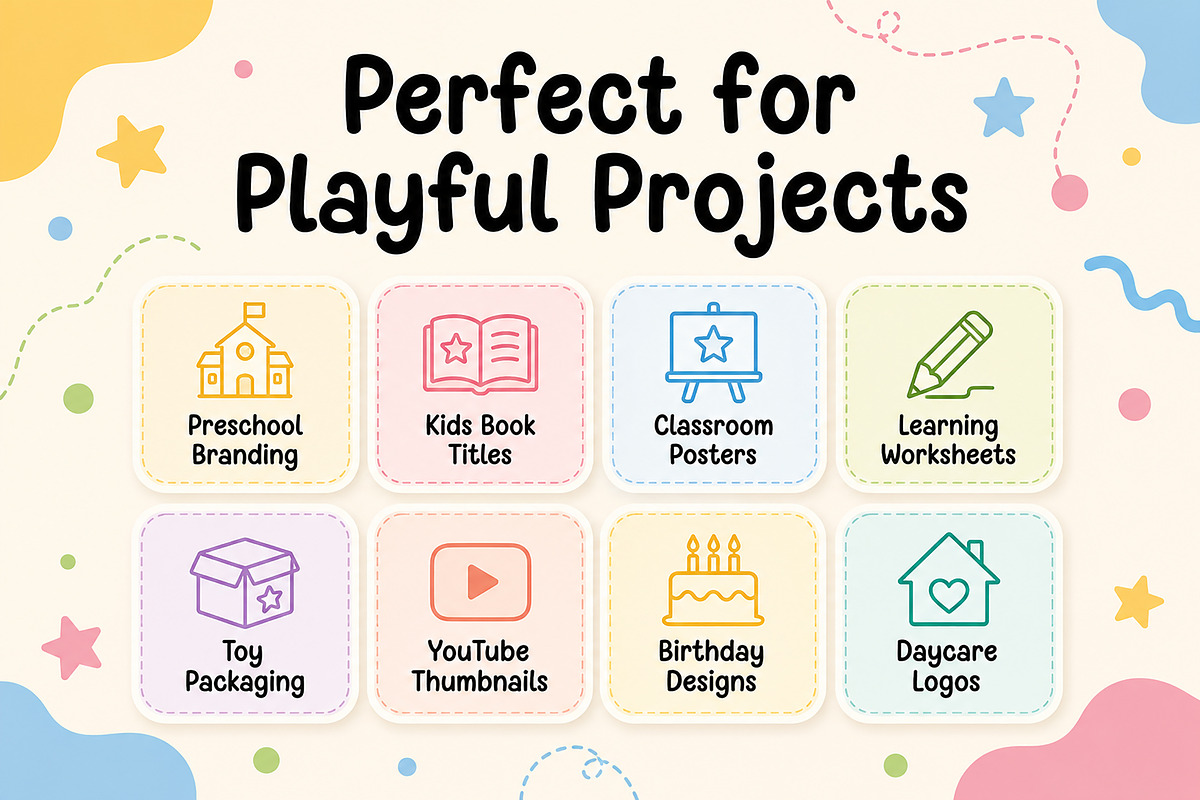 Little Learners, a Handwritten Font by Wow Magic (Photo 4 of 5)