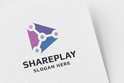 Share Play Technologies Logo, a Branding & Logo Template by Design_Planet (Thumbnail 1 of 4)