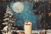 Christmas Milk and Cookies, a Background Graphic by Printable Treasure (Thumbnail 2 of 5)