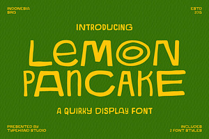Lemon Pancake — Quirky Display